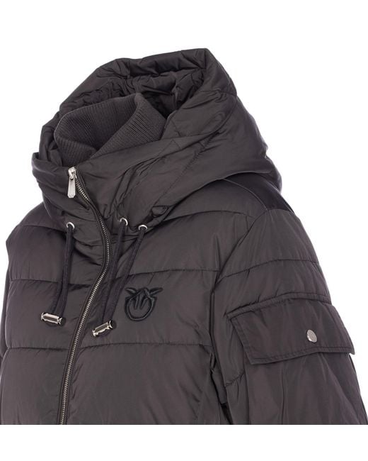 Pinko Gray Crusca Down Jacket