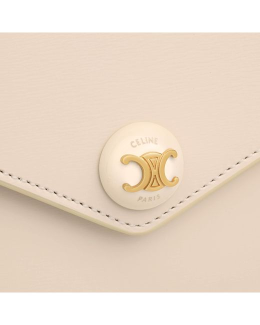 Céline Natural Envelope Wallet On Chain