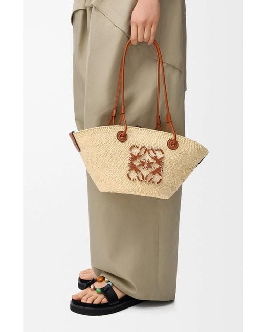 Loewe Natural Small Anagram Basket Bag