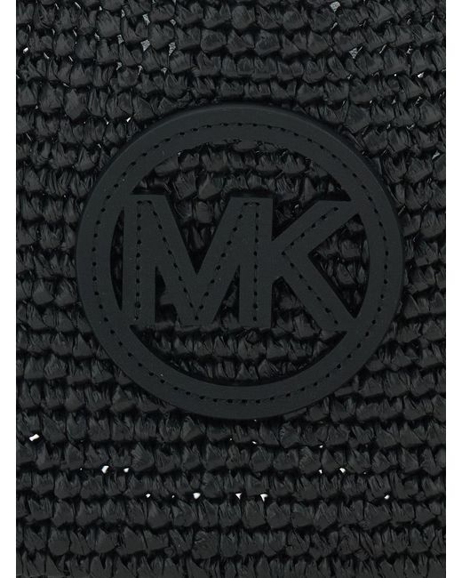 MICHAEL Michael Kors Black Logo Patch Hobo Bag