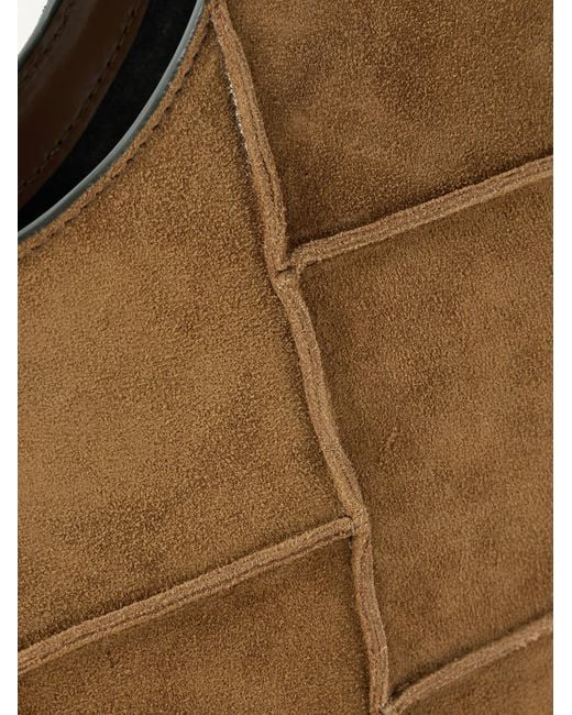 Staud Brown Moon Top Handle Bag