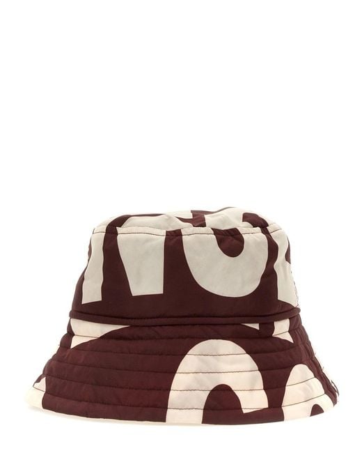 Dries Van Noten Brown Pastel Fisherman's Hat for men