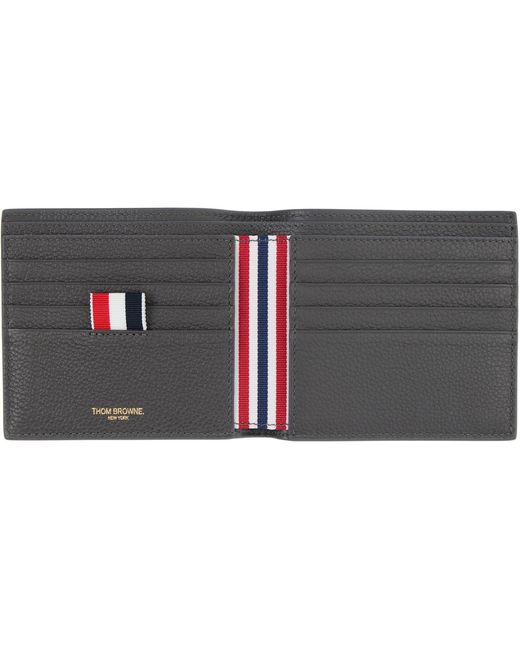 Thom Browne Black Embossed Wallet for men
