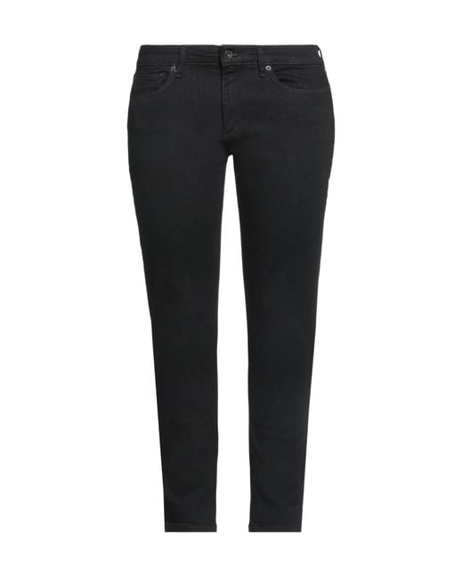 Rag & Bone Black Plain Colour Casual Trousers
