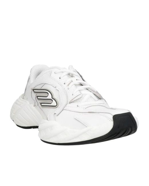 Balenciaga White Low-Top Sneakers