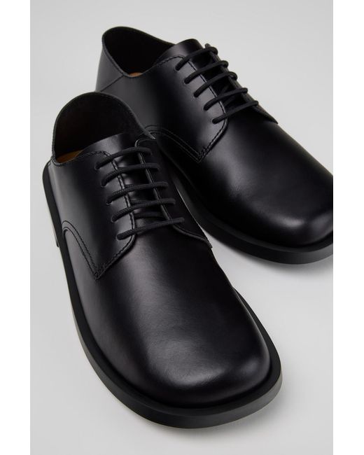 Camper Black Don Derby Shoes for men