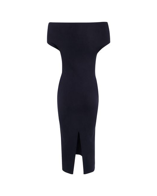 Alberta Ferretti Blue Midi Dress