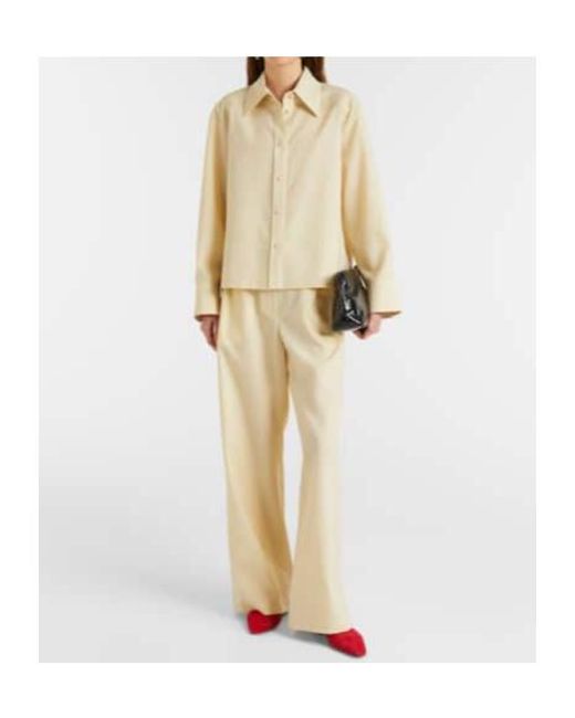 Jil Sander Natural Wool Shirt