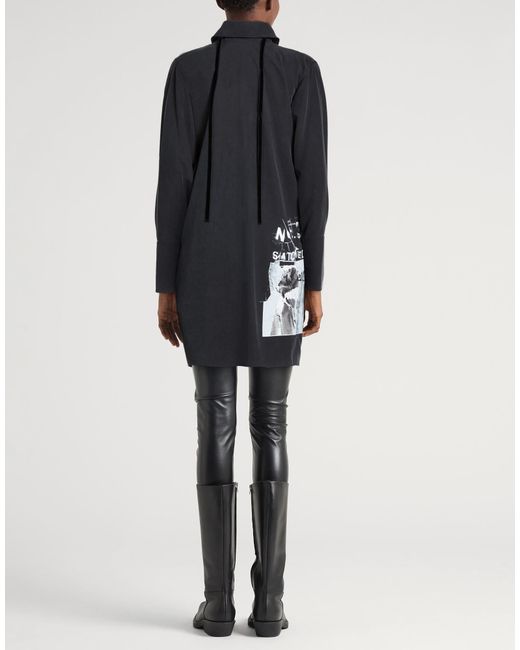 Maison Margiela Blue Printed Long Shirt