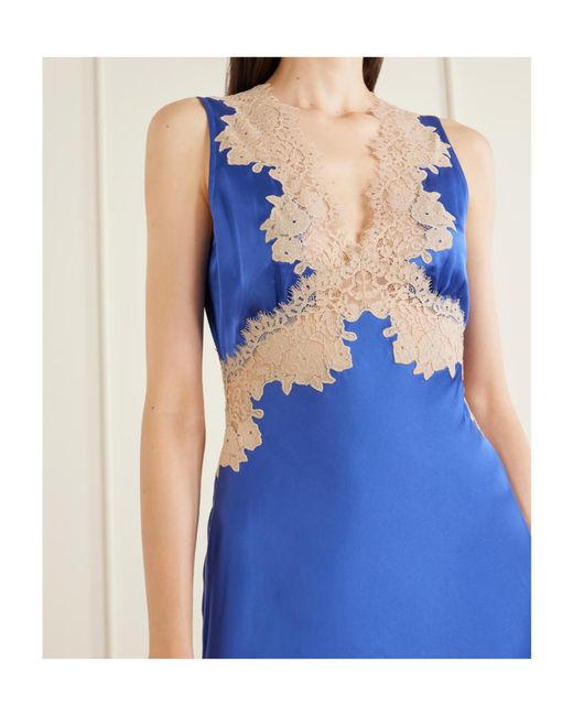 Rixo Blue Sleeveless Dress