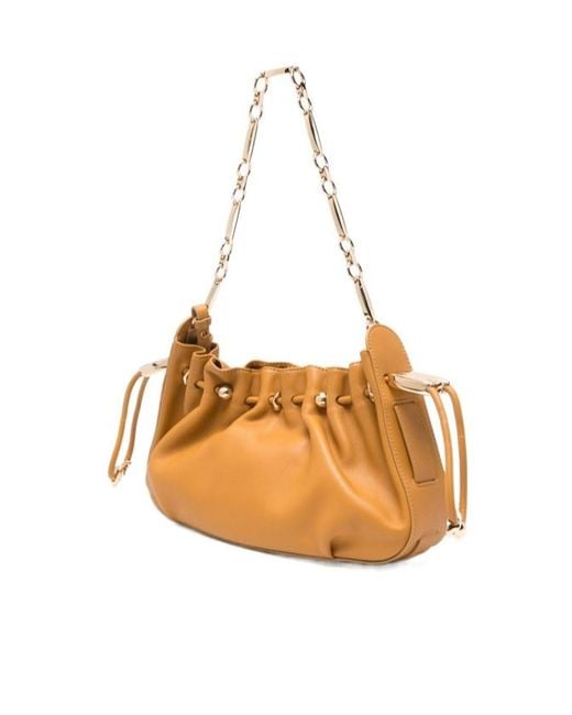 Zimmermann Metallic Pleated Shoulder Bag