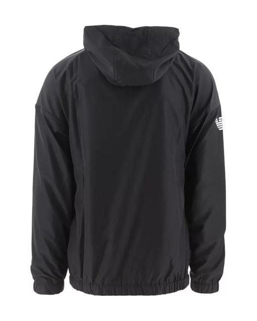 EA7 Black Ventus7 Suit With Zipped Hoodie And Joggers Multisport for men
