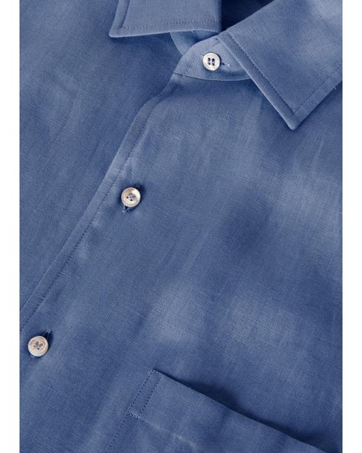 Loro Piana Blue André Long-Sleeved Shirt for men