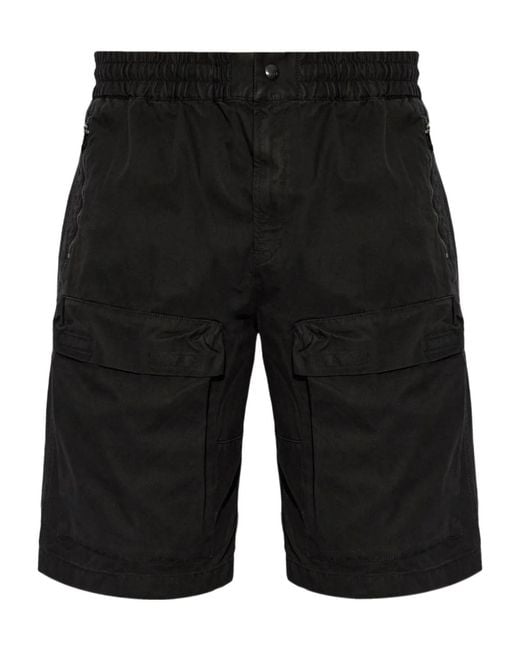 DIESEL Black P-Beeck-Short Shorts for men