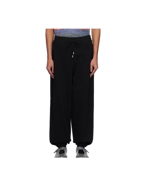 Adererror Black Drawstring Sweatpants for men