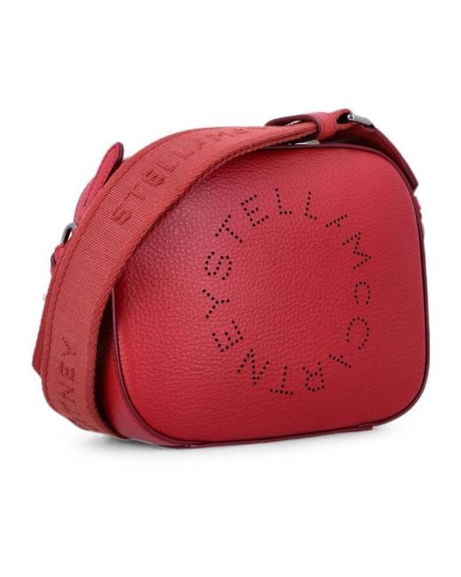 Stella McCartney Red Camera Shoulder Bag