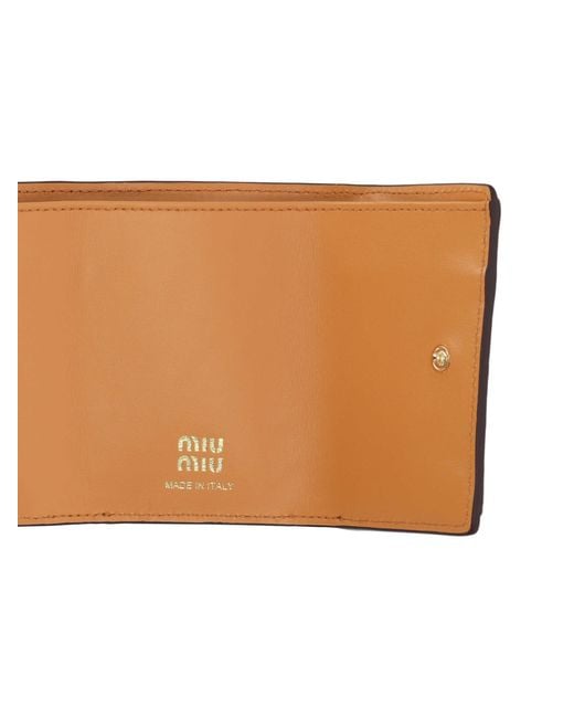 Miu Miu Black Flip Wallet