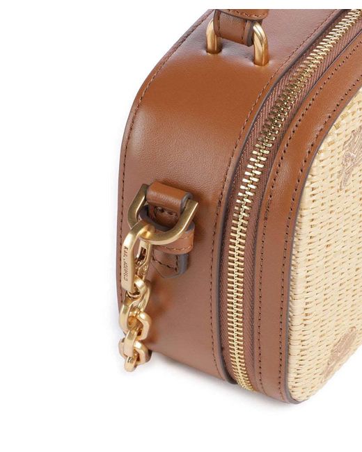 Karl Lagerfeld Natural Logo-Detail Cross Body Bag