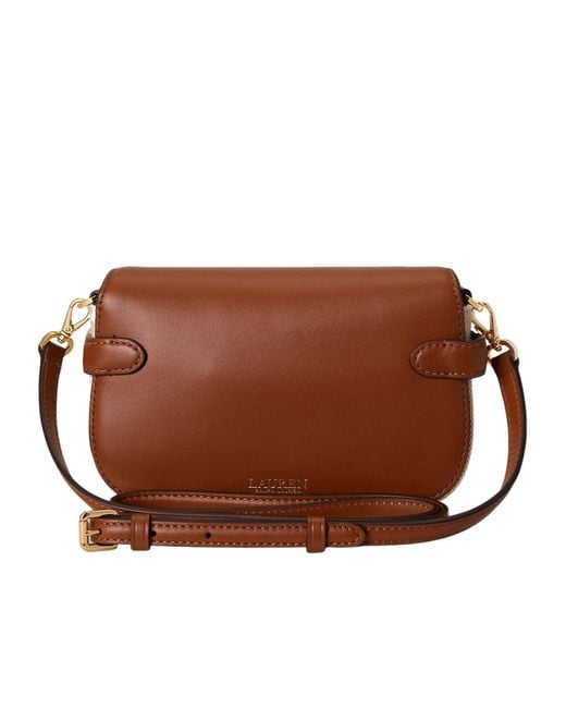 Ralph Lauren Brown Small Blaike Cross Body Bag