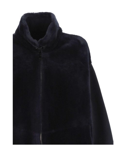 Lorena Antoniazzi Black High-Collar Jacket