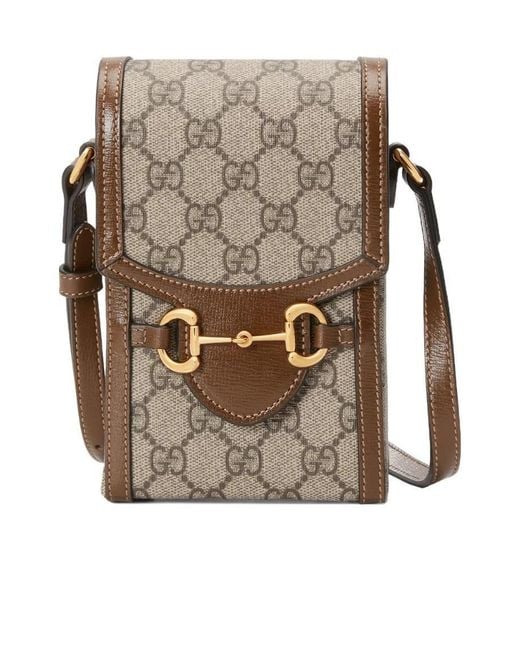 Gucci Natural Horsebit 1955 Mini Crossbody Bag