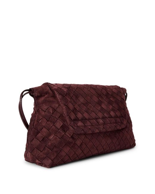 Bottega Veneta Purple Suede Mini Bag
