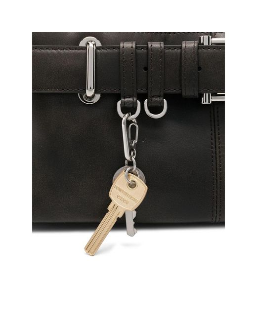 OSOI Black Dual-Handle Shoulder Bag