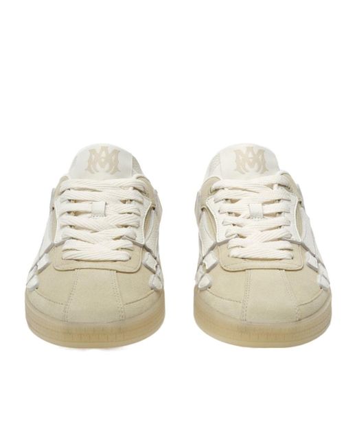Amiri White Pacific Bones Almond Toe Sneakers