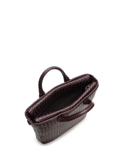 Bottega Veneta Red Knitted Handbag for men