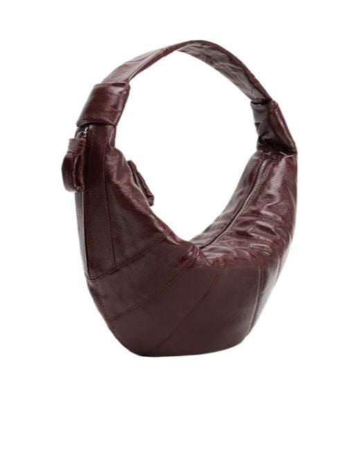 Lemaire Brown Fortune Croissant Shoulder Bag