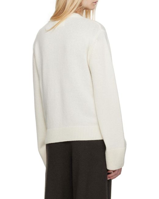 Lisa Yang Natural Long-Sleeved Cardigan