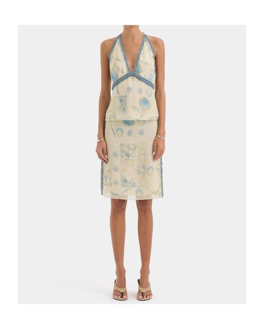 Sir Blue Cecile Backless Top