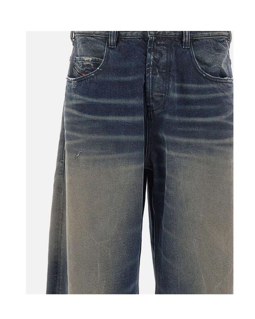 DIESEL Blue 1997 D-Enim Relaxed Jeans for men