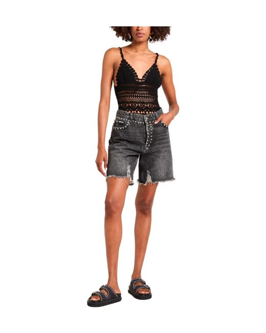Isabel Marant Black Lightweight Sleeveless Knit Bodysuit