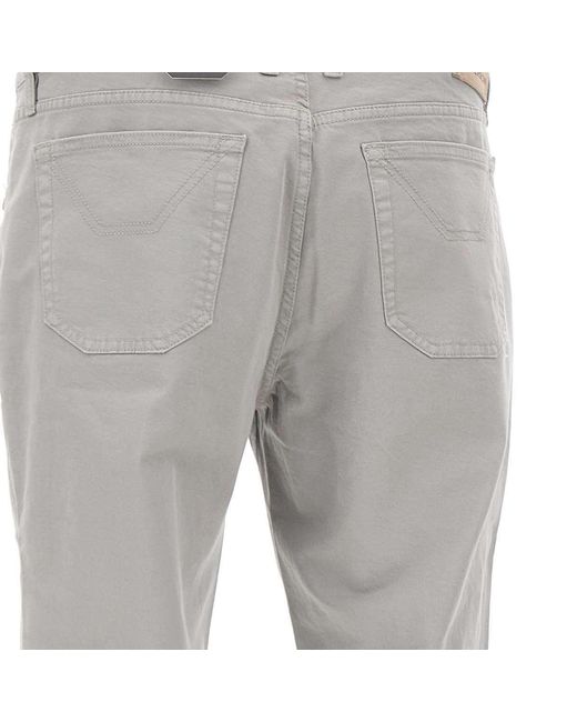 Jeckerson Gray John Slim-Fit Pants for men