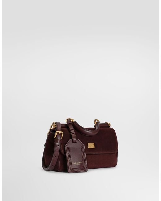 Dolce & Gabbana Red Top Handle Shoulder Bag