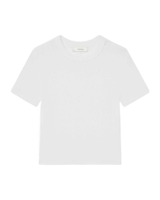 FRAME White The Rib T-Shirt