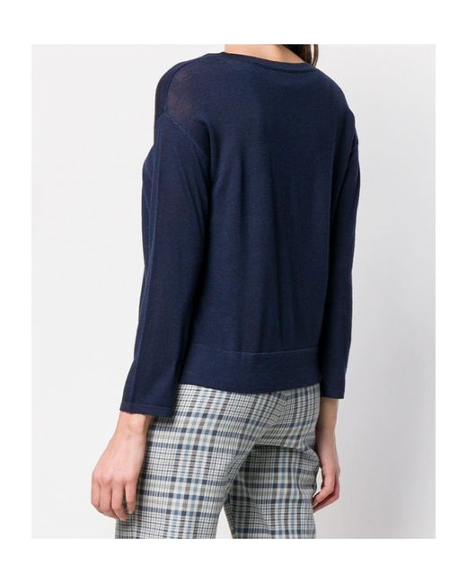 Lela Rose Blue One Button Cardigan