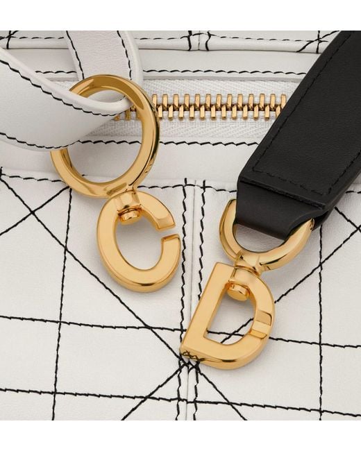 Dior White Small D-Journey Shoulder Bag