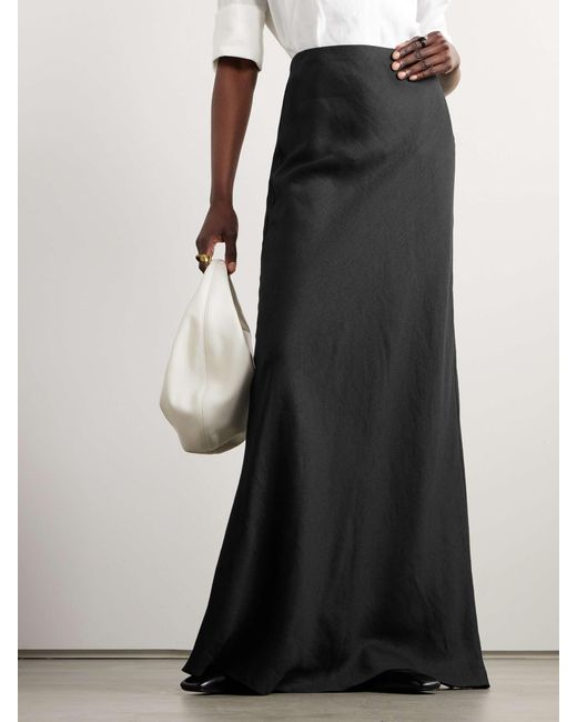 Theory Black High Waist Skirt