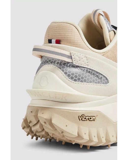 Moncler White Trailgrip Lace-Up Sneakers for men