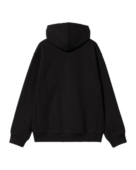 Carhartt Black American Script Zip Hoodie for men