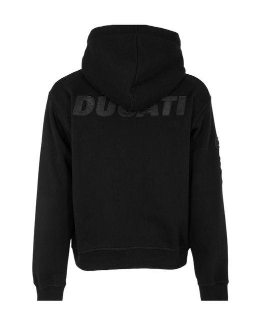 DSquared² Black Zipup Hooded Jacket for men