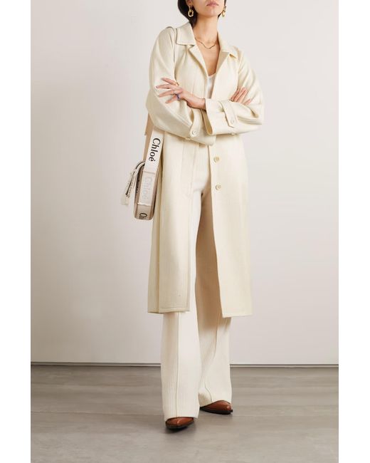 Chloé White Lapel Windbreaker