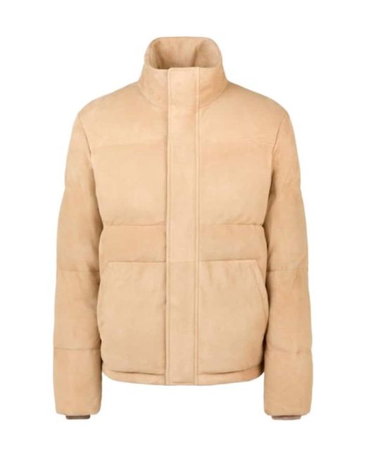 Tod's Natural Leather Quilted Jacket for men