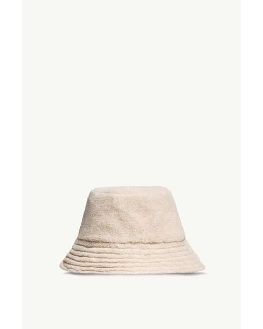 Moncler Natural Reversible Teddy Bucket Hat for men