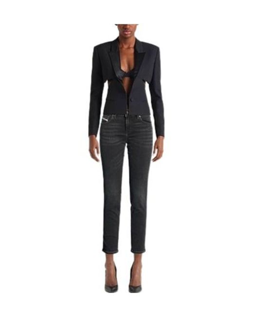 DIESEL Black Slim-Fit Jeans