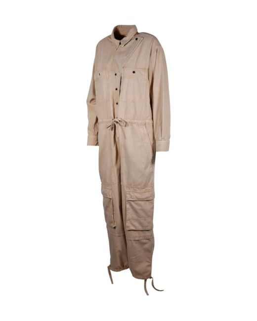 Isabel Marant Natural 'utility' Jumpsuit