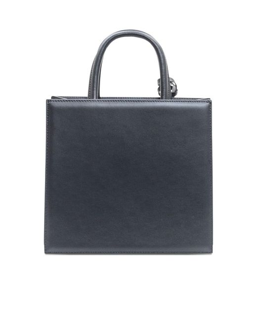 Mc2 Saint Barth Blue Midi Handle Tote Bag