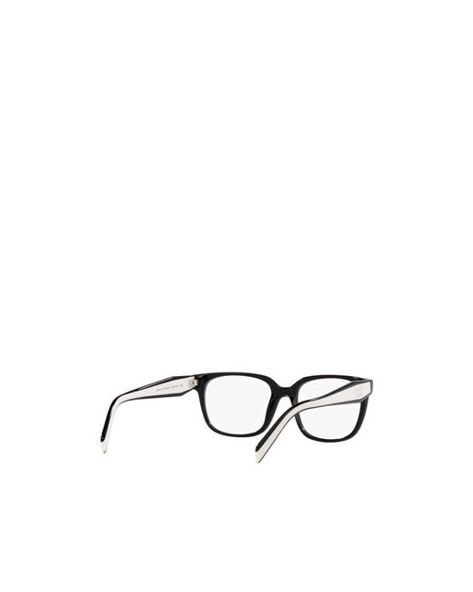 Prada White Logo Flat Mirror